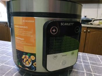 Мультиварка Scarlett SC-MC 410S23 – самостоятельный повар и 38 программ с функцией записи рецептов