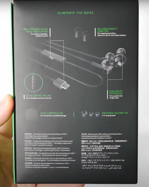 Проводные игровые наушники с подсветкой от Razer: короткий обзор Hammerhead USB-C ANC