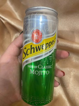 Газированный напиток Schweppes Taste of Classic Mohito – вкус и аромат настоящего мохито, приятная газировка для самостоятельного употребления или создания коктейлей