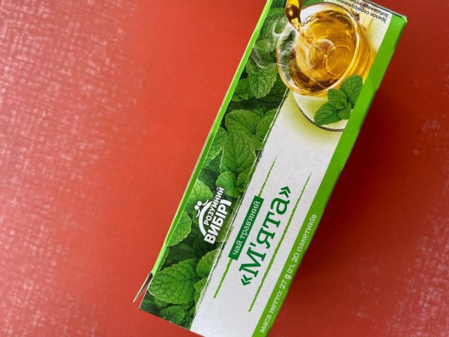 Чай травяной «Мята» от «Розумний вибир» в – идеальный вкус и аромат